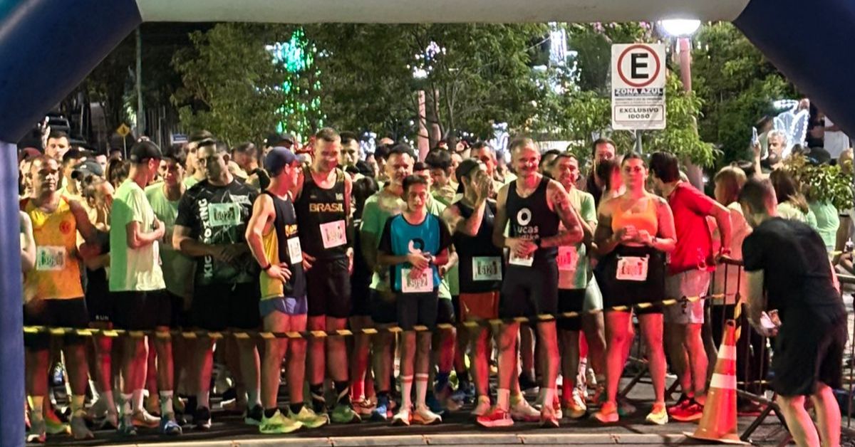 1ª Night Run Natalina reúne quase 400 participantes em Taquara
