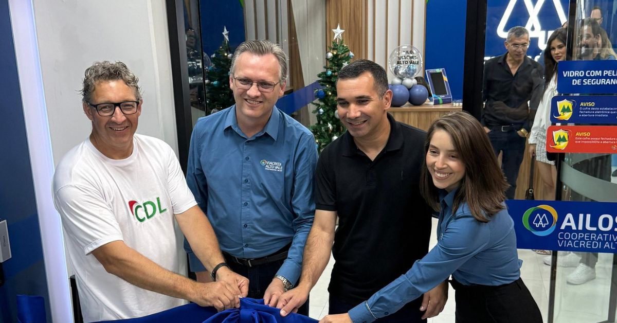 Viacredi Alto Vale Ailos inaugura nova unidade em Parobé