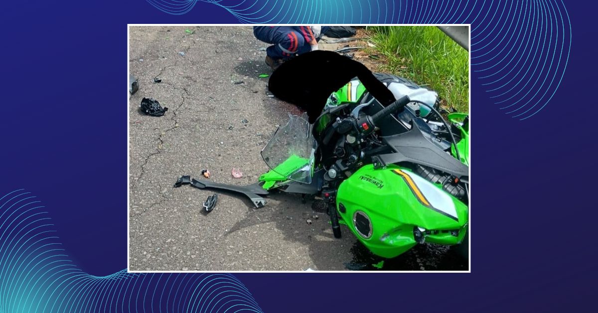 Acidente envolvendo carro com placas de Três Coroas deixa motociclista morto no Litoral Norte