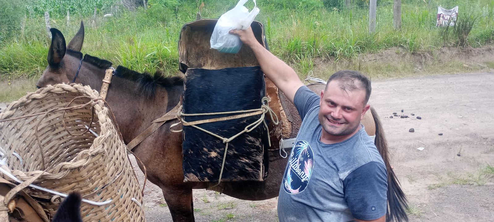 Tropeada do Bem arrecada cerca de 483 quilos de donativos para o Lar Padilha em Taquara