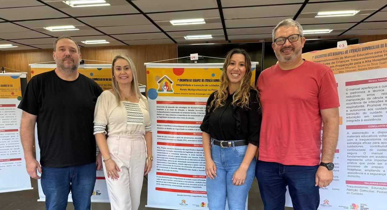 Parobé marca presença no 1º Encontro das Equipes de Atenção Domiciliar do Rio Grande do Sul