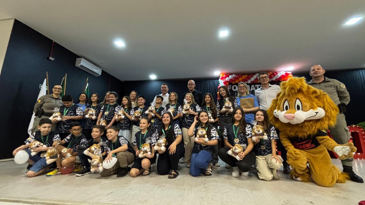 Formatura do PROERD reúne mais de 100 alunos em Igrejinha