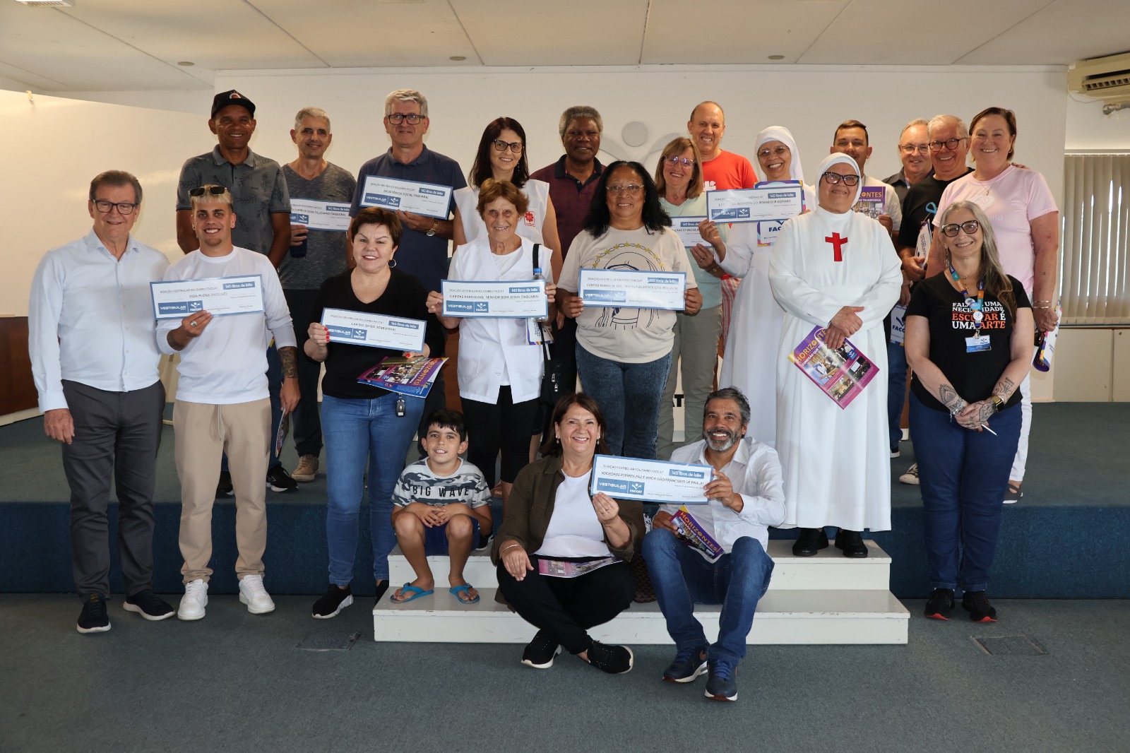 Vestibular Solidário da Faccat beneficia 11 entidades da região