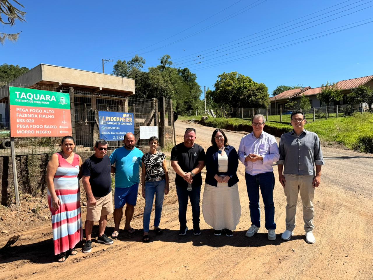 Prefeitura de Taquara anuncia pavimentação em trecho de estrada do Pega Fogo