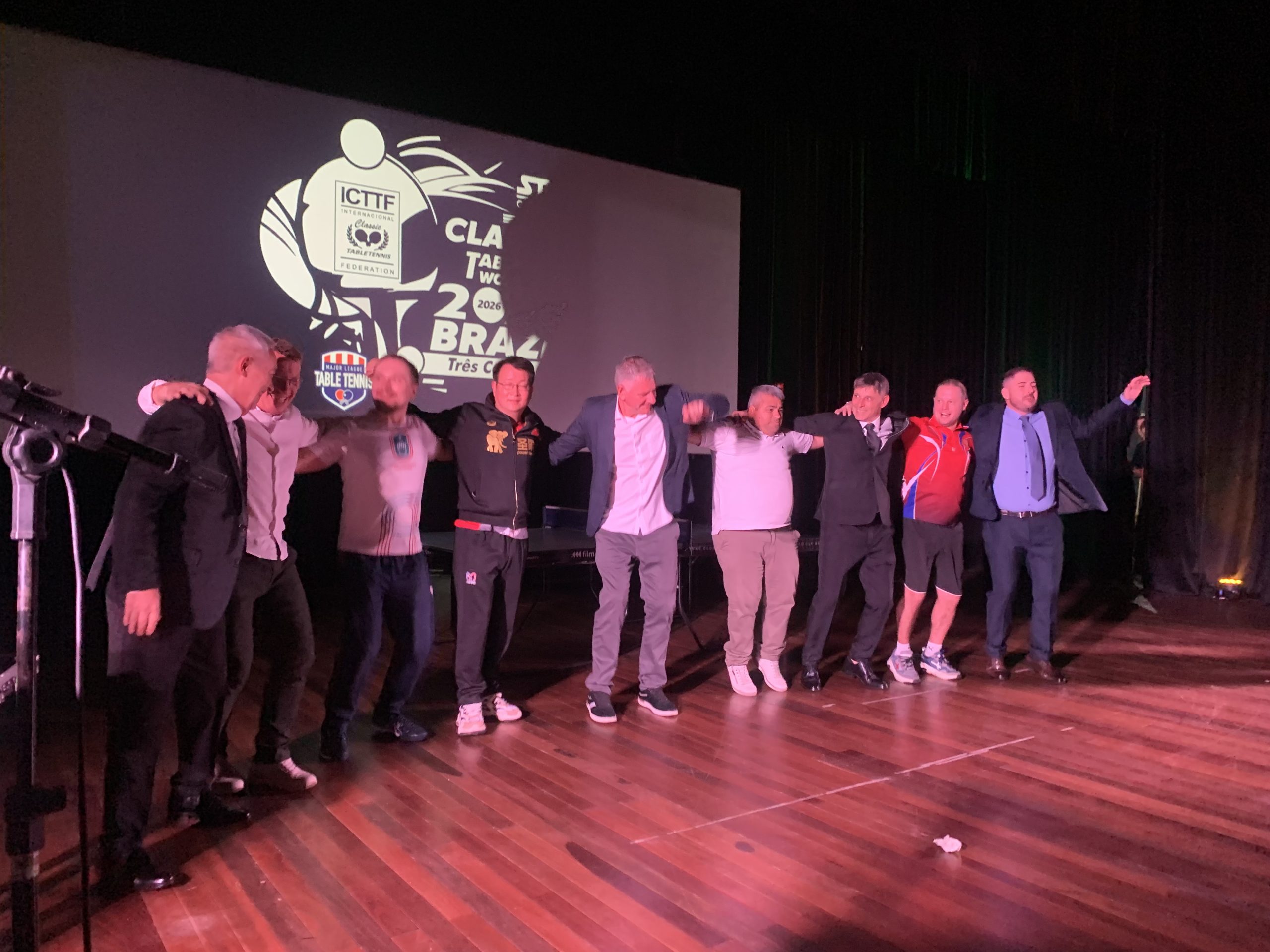 Copa Mundial de Tênis de Mesa Clássico movimenta Três Coroas durante esta semana