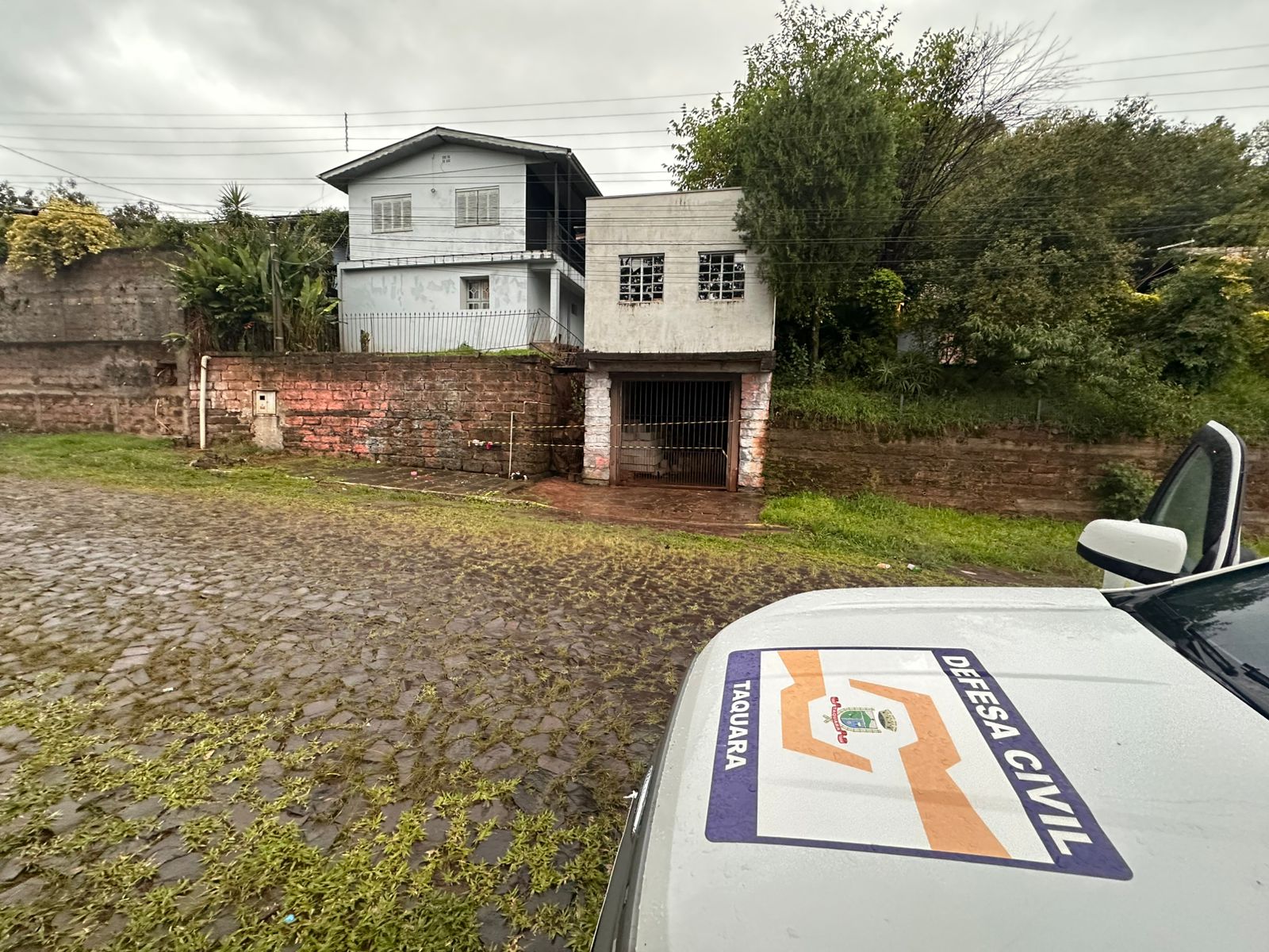 Deslizamento é registrado no bairro Nossa Senhora de Fátima após fortes chuvas em Taquara