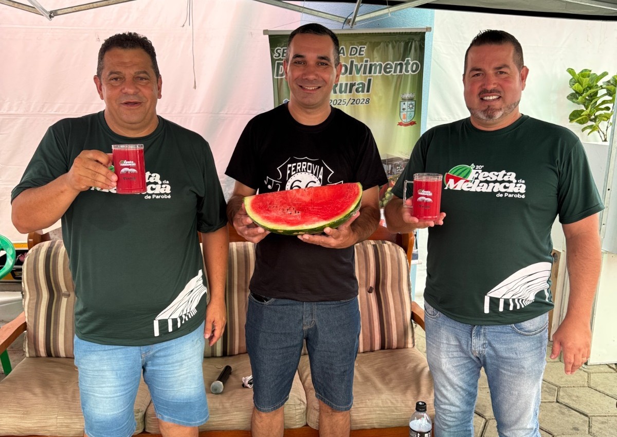 Mais de 80 toneladas de melancia são comercializadas na Festa da Melancia de Parobé