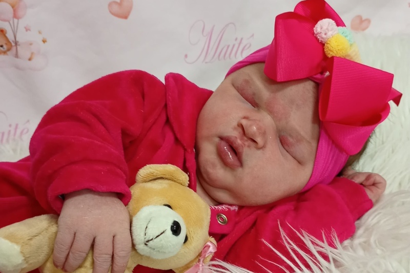 Maitê da Rosa é o primeiro bebê nascido em Igrejinha em 2026