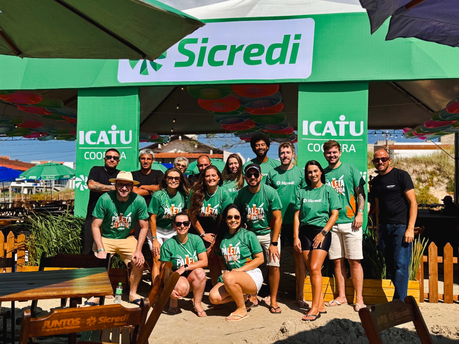 Sicredi Caminho das Águas no Paleta Atlântida: confraternização à beira-mar