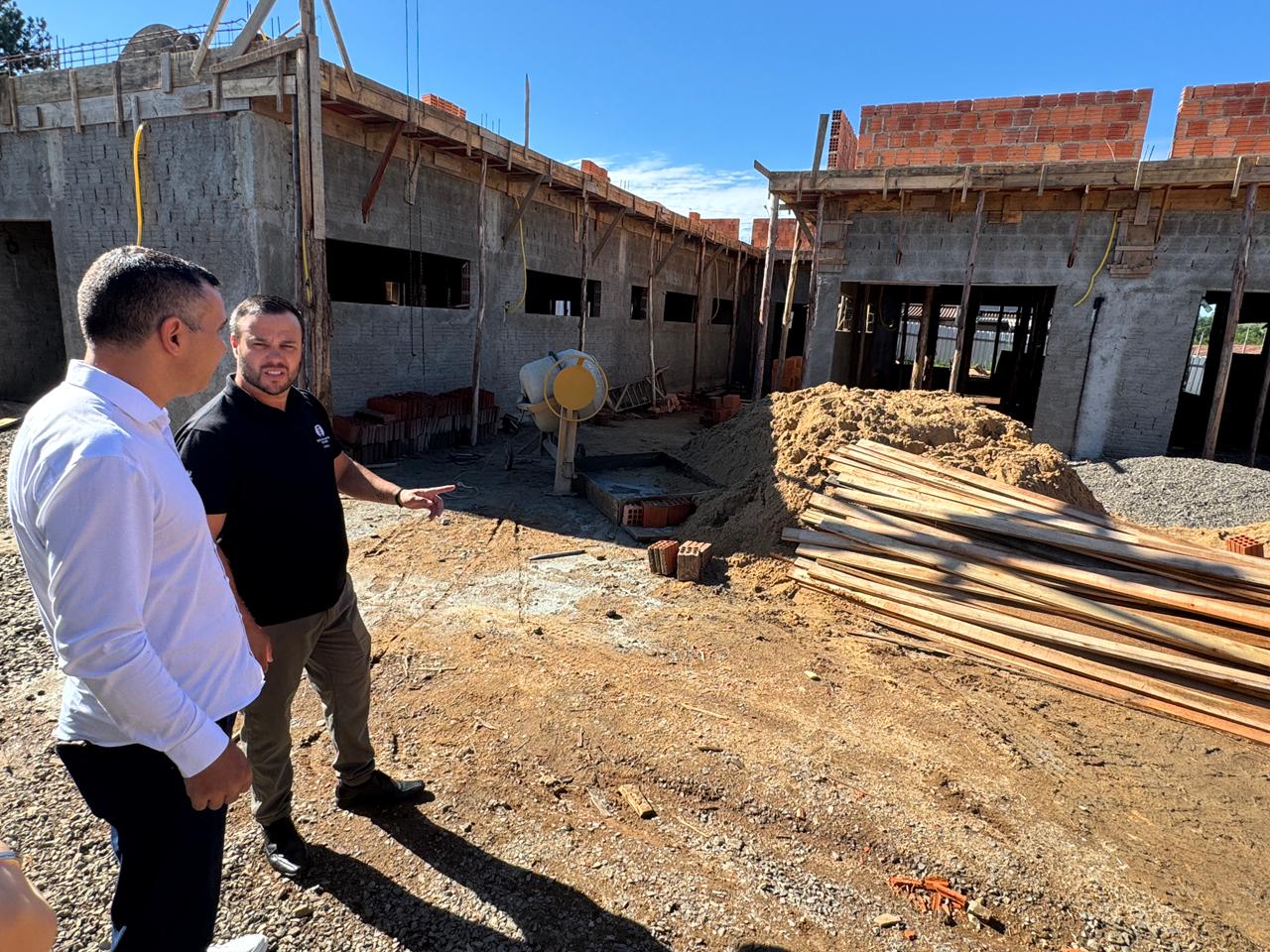 Nova UBS do Residencial Azaleia atinge 50% de conclusão em Parobé