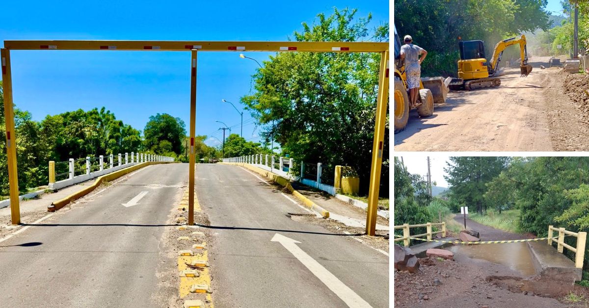 Três bloqueios impactam trânsito em Taquara e Parobé a partir desta segunda-feira (9)