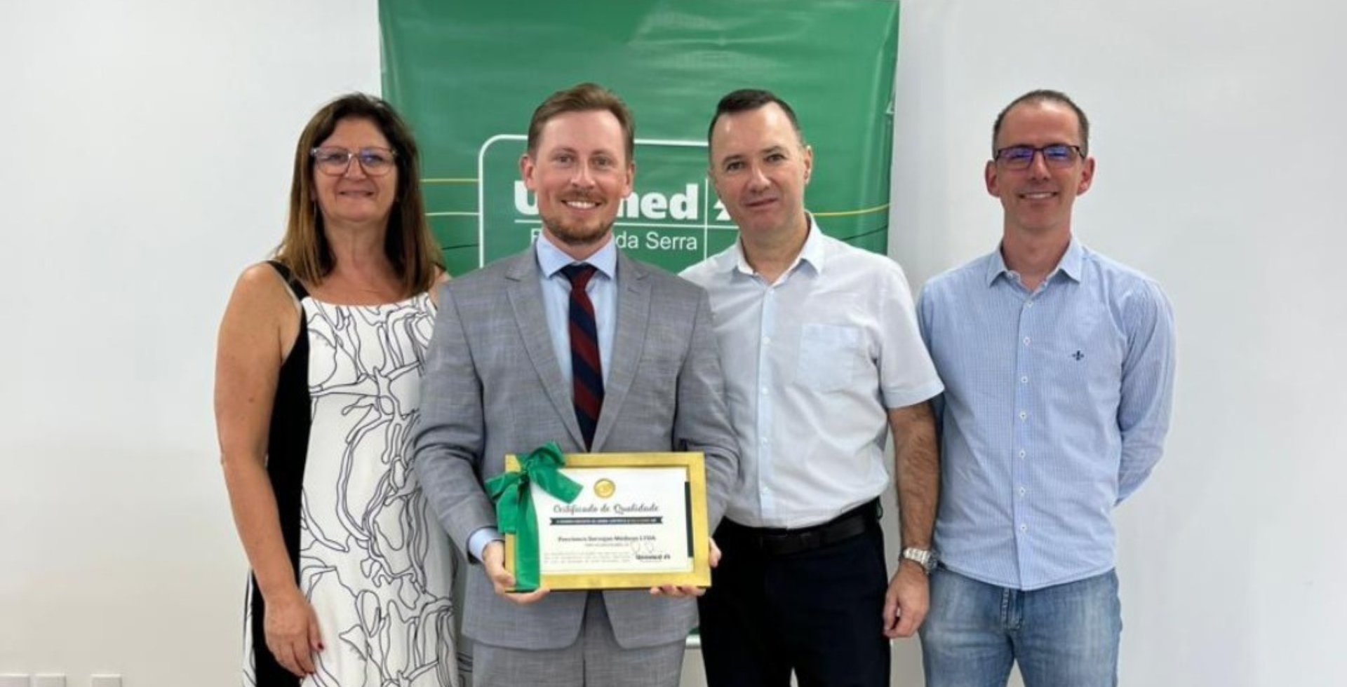 Oncoprev recebe Selo Ouro de Qualidade da Unimed Encosta da Serra