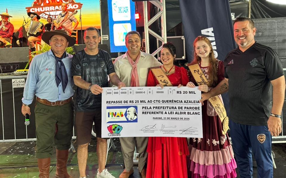Repasse de recursos fortalece tradição gaúcha no Festejando Parobé