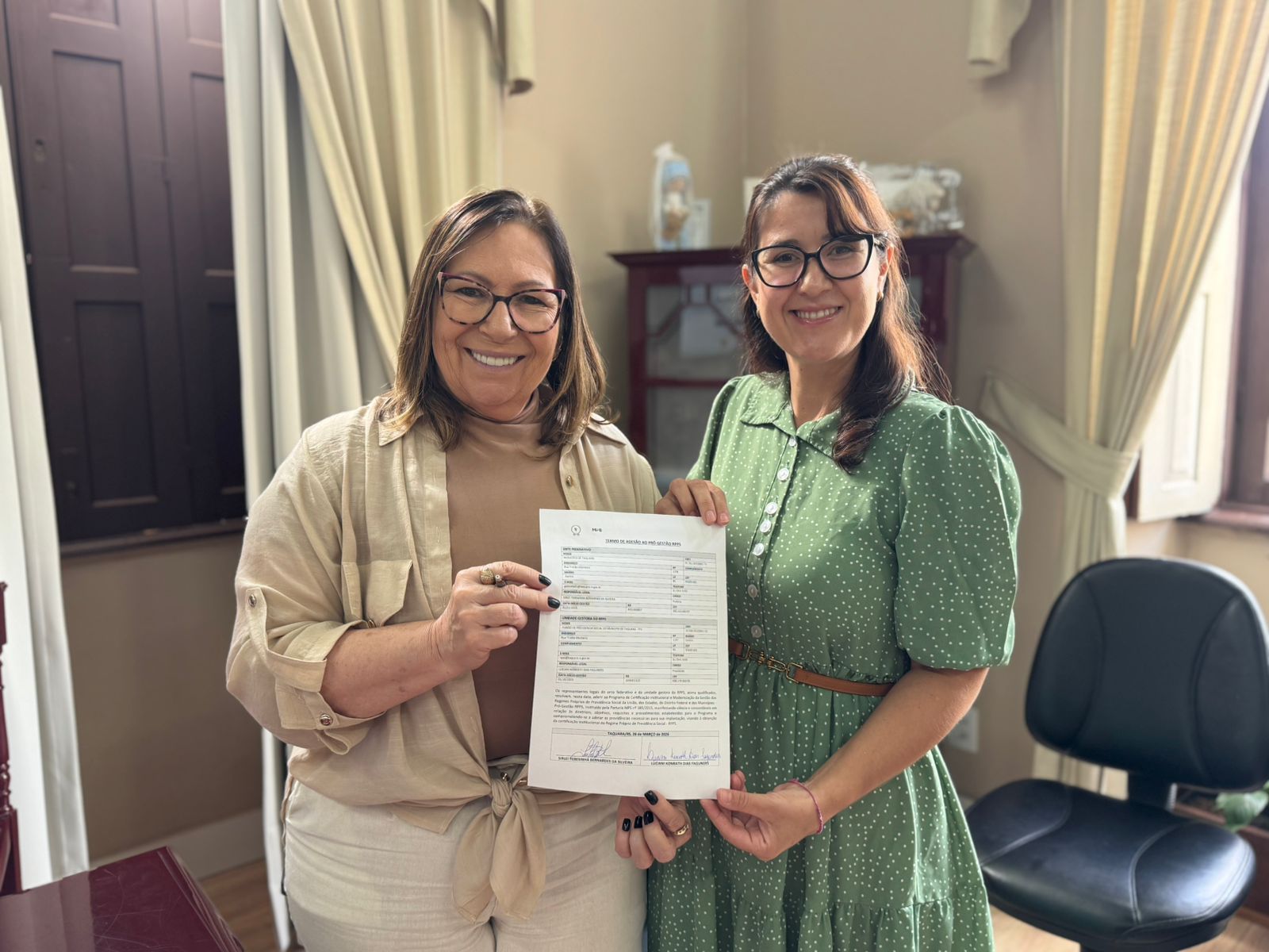 Taquara assina termo de adesão ao Pró-Gestão RPPS e avança na modernização da gestão previdenciária