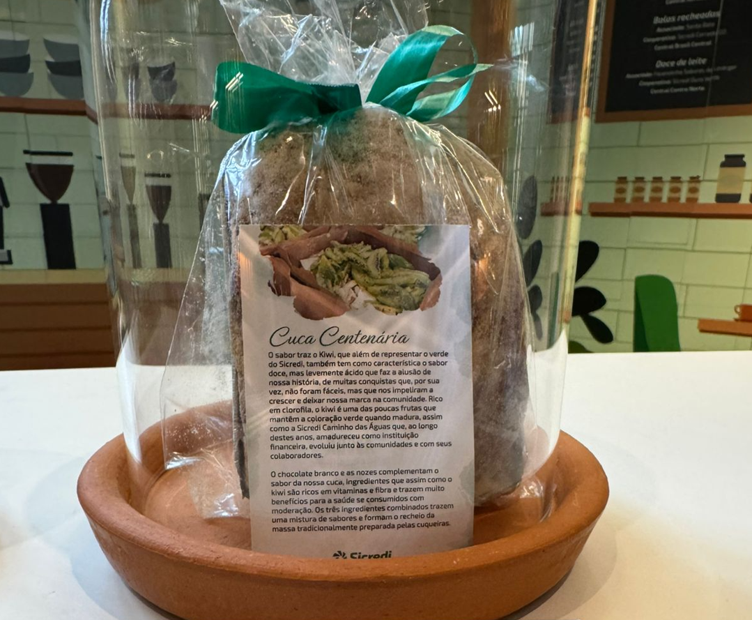 Cuca centenária representa cultura regional no 2º Summit Nacional de Sustentabilidade do Sicredi