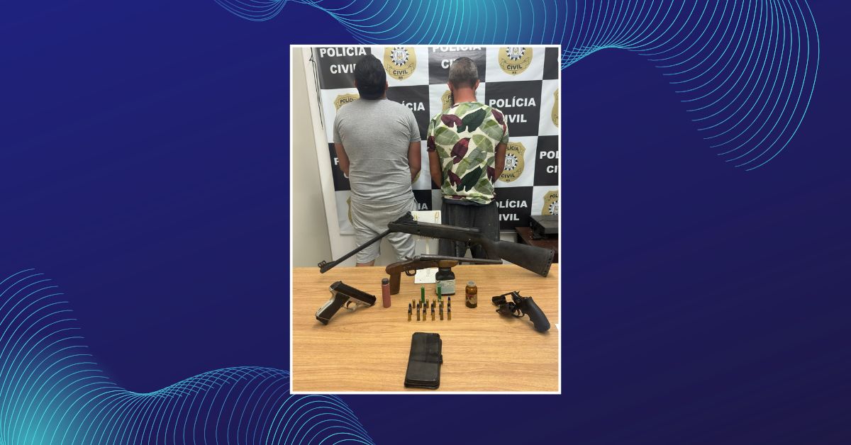 Dois irmãos são presos em flagrante por posse irregular de arma de fogo em Taquara