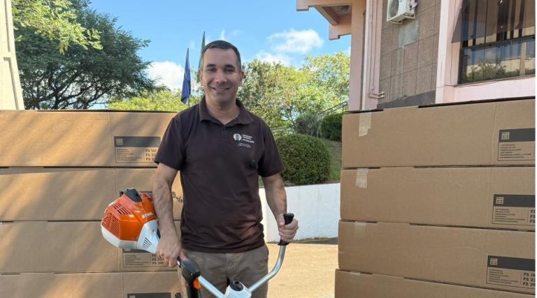 Prefeitura de Parobé reforça limpeza urbana com aquisição de 10 novas roçadeiras