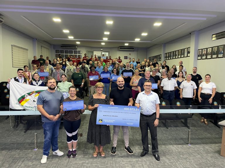 Câmara de Igrejinha destina R$ 400 mil a entidades culturais do município