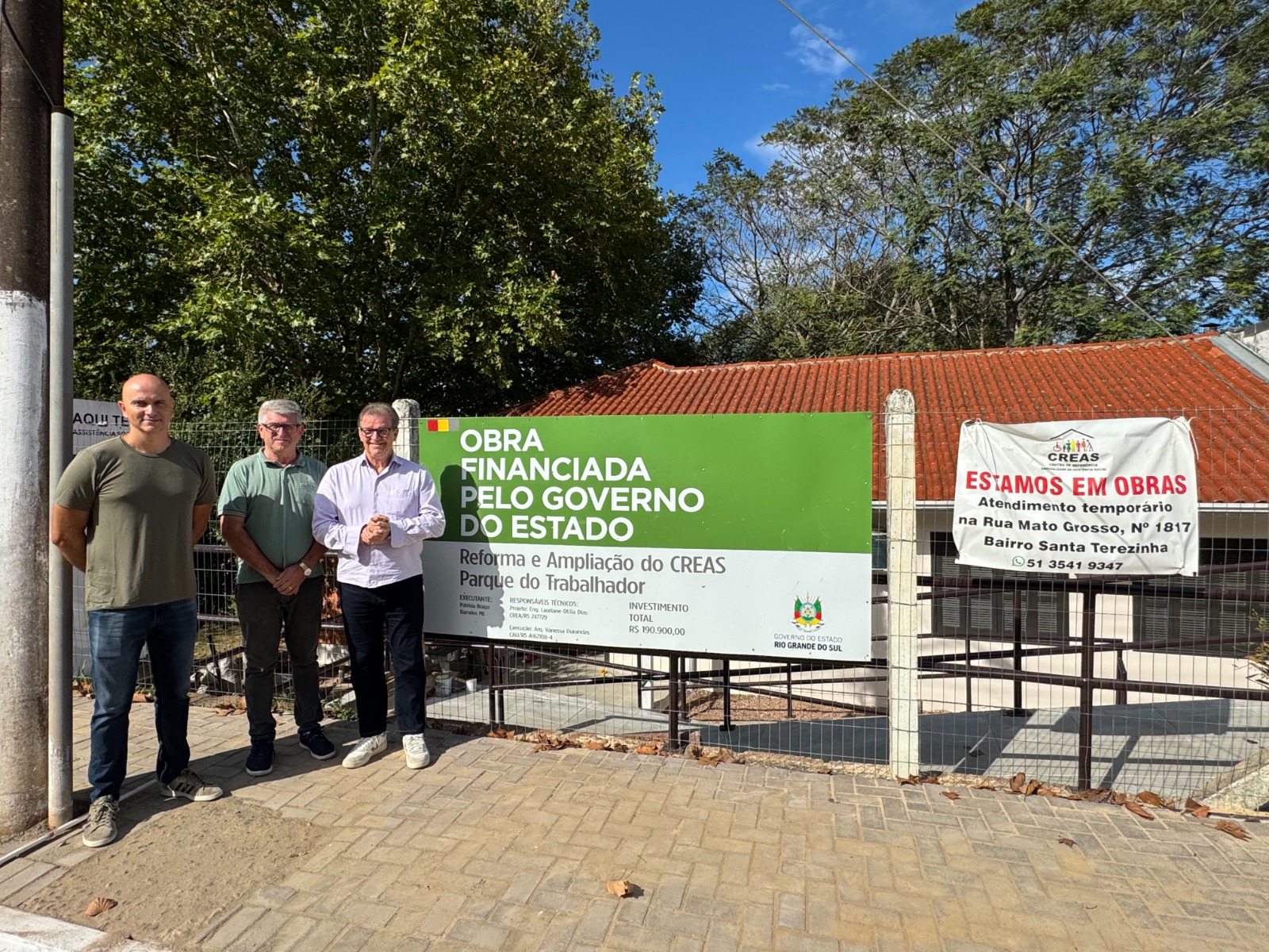 Reforma e ampliação do CREAS de Taquara entra na fase final e será entregue neste mês