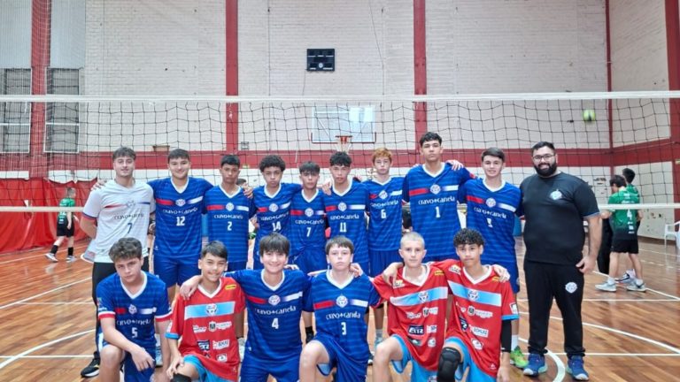 Rolante Sports vence todos os confrontos na abertura do Intercolegial de Vôlei