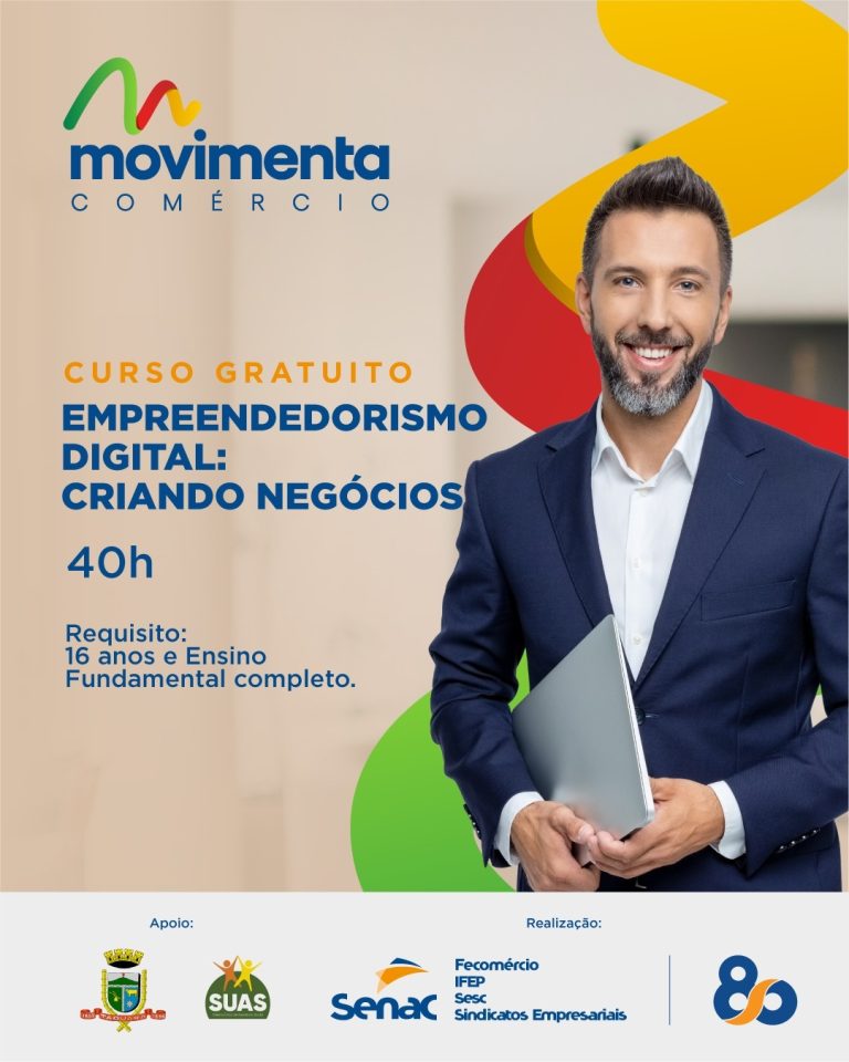 Curso gratuito de empreendedorismo digital é ofertado em Taquara