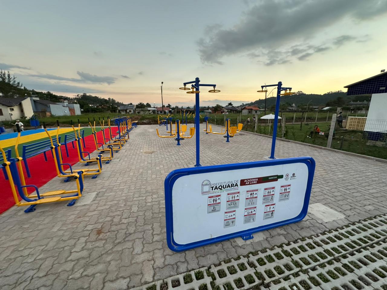 Nova praça do Bairro Santa Rosa é inaugurada em Taquara