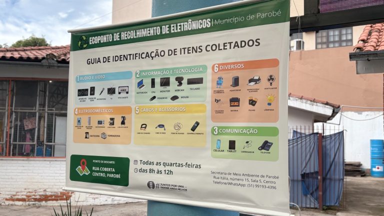 Ecoponto de Recolhimento de Eletrônicos em Parobé tem grande participação da comunidade em seu lançamento