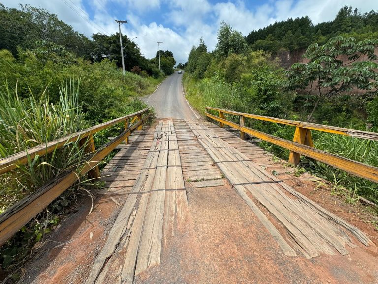 Ponte da Estrada da Grota terá obras iniciadas na próxima semana em Taquara