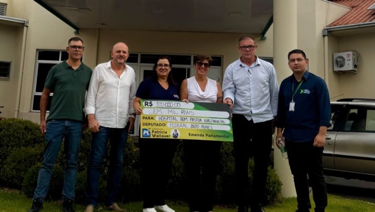 Hospital Bom Pastor recebe emenda de R$ 100 mil indicada por deputado federal Bibo Nunes