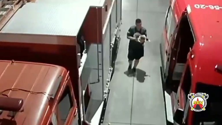 Bebê engasgado é salvo por bombeiros voluntários em Três Coroas