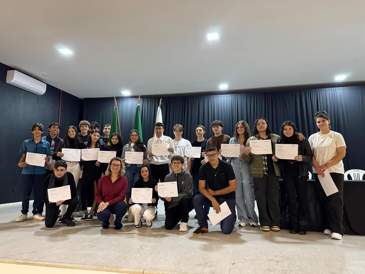 Formatura em Igrejinha certifica 37 alunos de cursos profissionalizantes