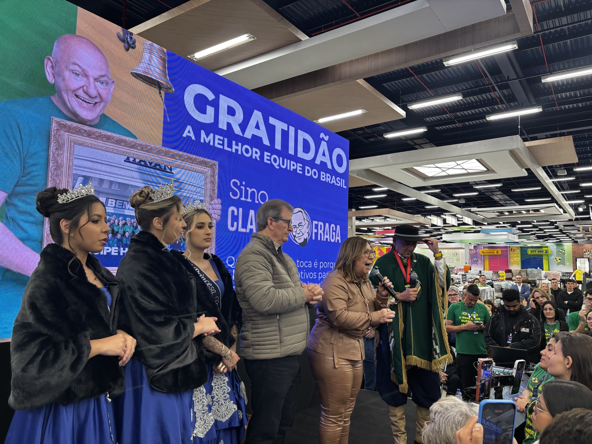 Prefeita Sirlei Silveira e vice-prefeito Delmar Backes destacam impacto econômico da Havan em Taquara
