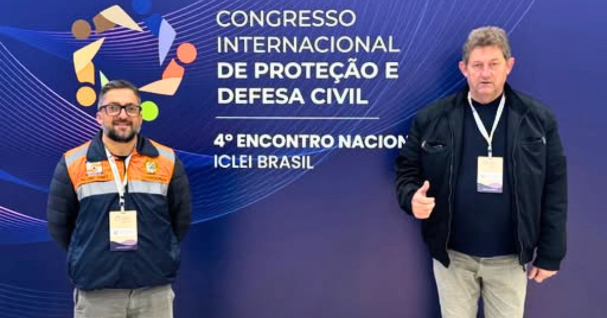 Defesa Civil de Rolante participa do Congresso Internacional de Proteção e Defesa Civil 2026