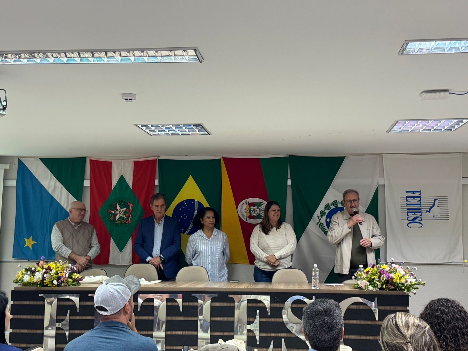 Diretoria do Sindicato dos Sapateiros de Parobé marca presença em mais uma edição do Fórum Sindical Sul 2026