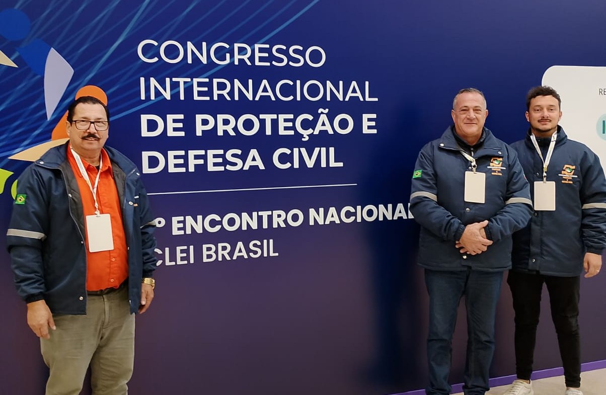 Defesa Civil de Parobé participa de Congresso Internacional em Porto Alegre
