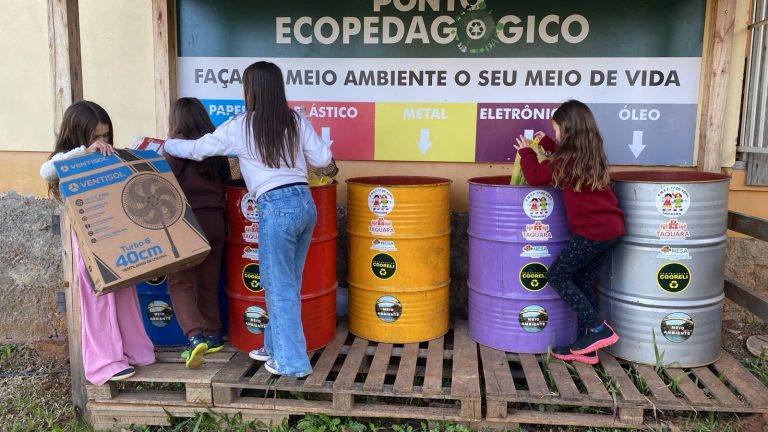 Educação ambiental em Taquara recolhe mais de 30 toneladas de recicláveis em 2025