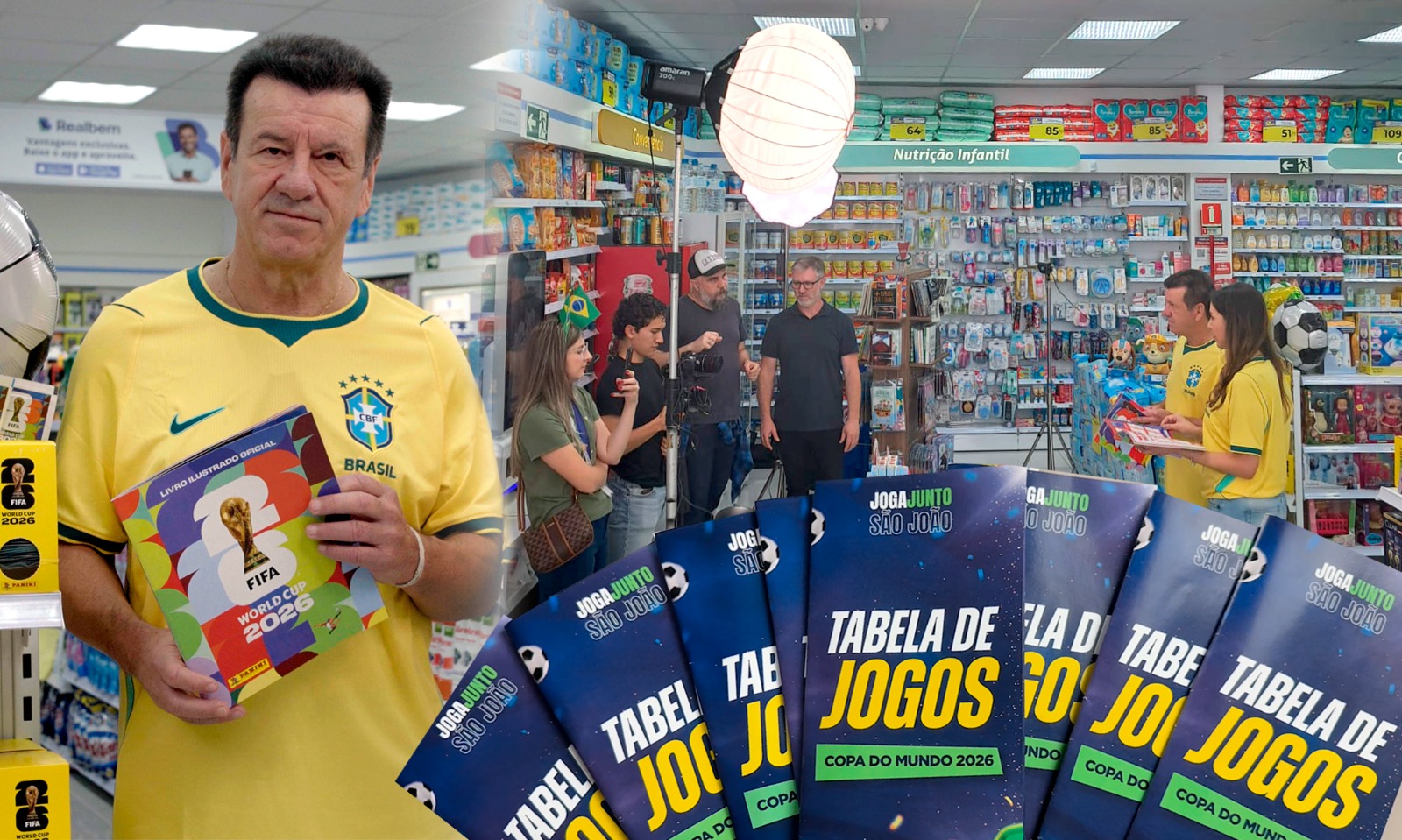 Rede de Farmácias São João lança tabela da Copa do Mundo FIFA 2026 e amplia campanha voltada aos torcedores