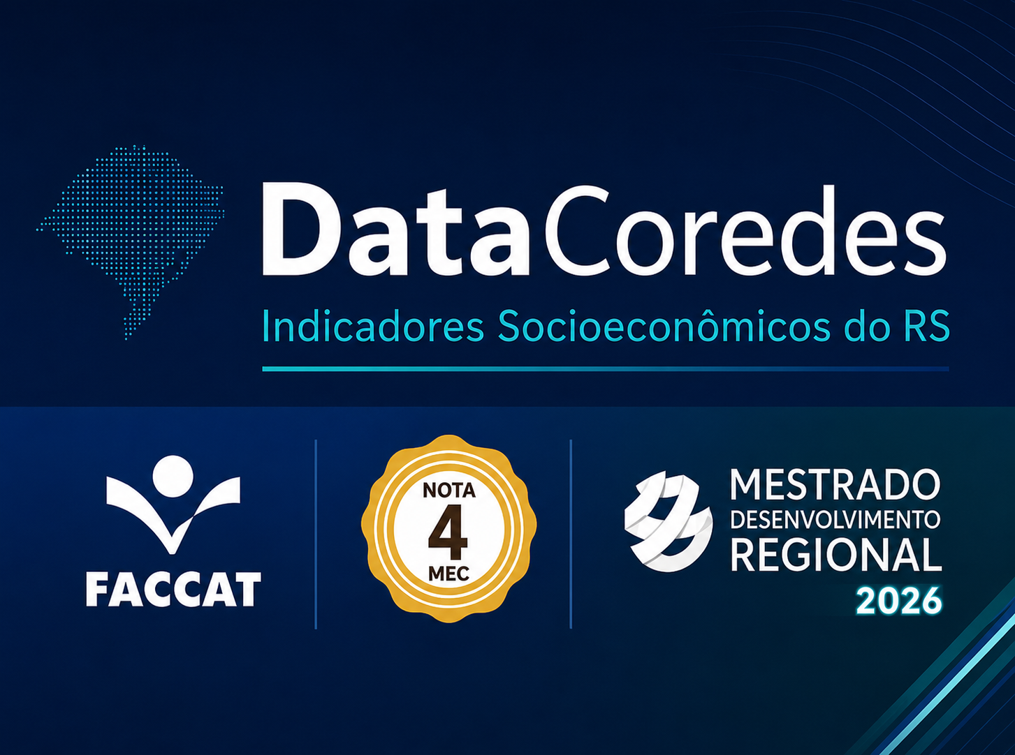 Faccat lança plataforma DataCoredes com indicadores dos 497 municípios gaúchos