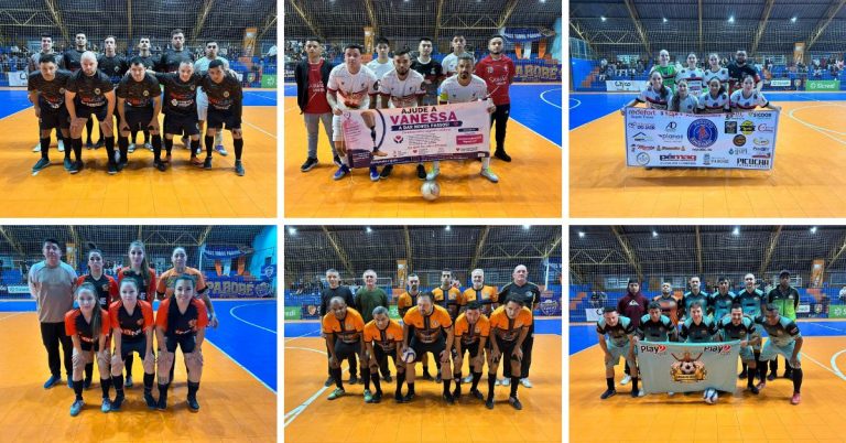 Campeonato Municipal de Futsal de Parobé teve quatro jogos disputados na sexta-feira (24); veja resultados