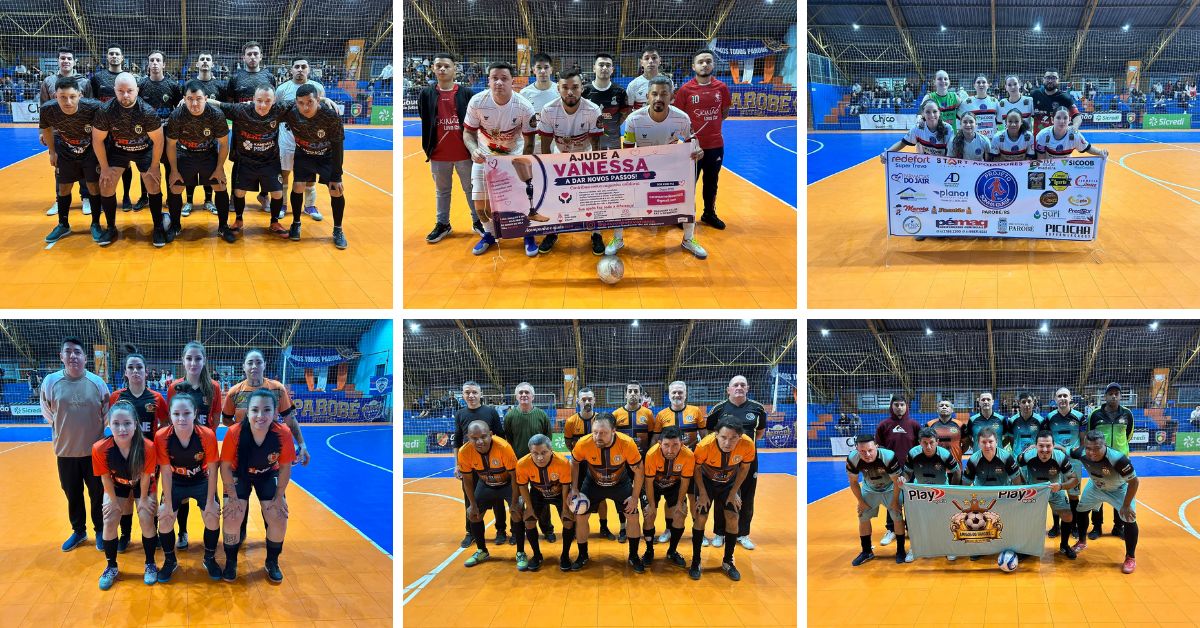 Campeonato Municipal de Futsal de Parobé teve quatro jogos disputados na sexta-feira (24); veja resultados