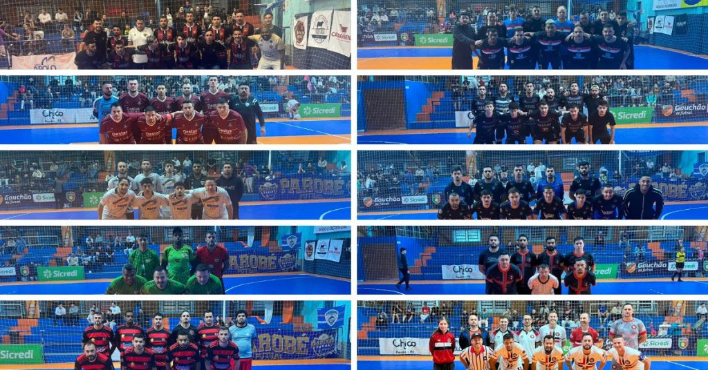 Campeonato Municipal de Futsal de Parobé tem jogos movimentados em cinco categorias; veja fotos e resultados