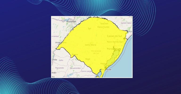 INMET emite alertas de tempestade para o Rio Grande do Sul e Vale do Paranhana; Defesa Civil reforça risco de eventos severos