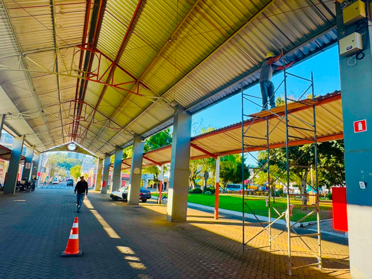 Rua Coberta terá trânsito bloqueado nesta quinta-feira (9) para continuidade de obras