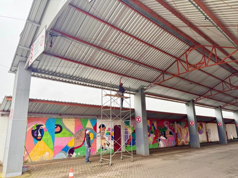 Rua Coberta terá trânsito bloqueado novamente nesta sexta-feira (10) para continuidade de obras em Taquara