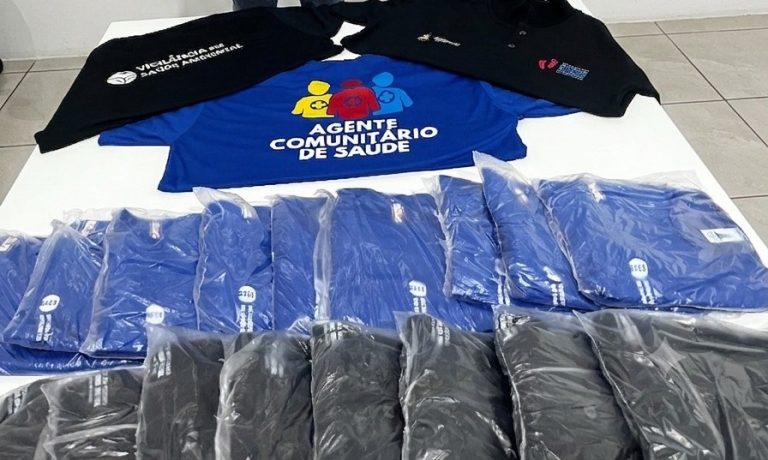 Prefeitura de Parobé entrega novos uniformes para equipes que realizam visitas domiciliares