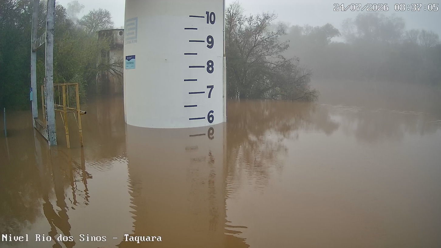 Taquara e Parobé mantêm monitoramento dos rios; Rio dos Sinos segue estável e Paranhana apresenta queda