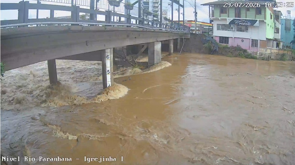 Câmera de monitoramento do rio é alvo de vandalismo em Igrejinha; sistema já foi restabelecido