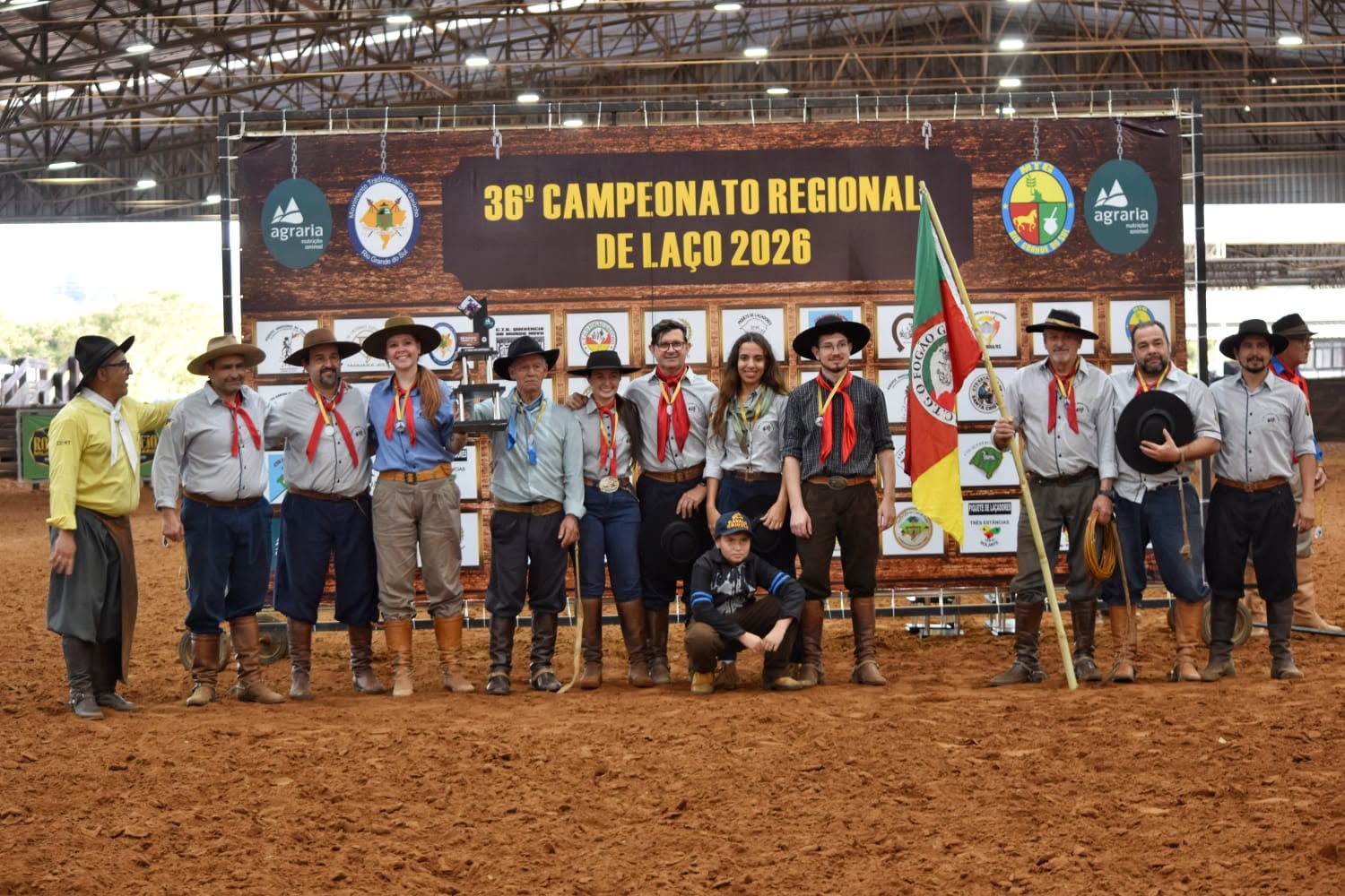 Fogão Gaúcho é campeão da Força B no Regional de Laço da 22ª Região Tradicionalista