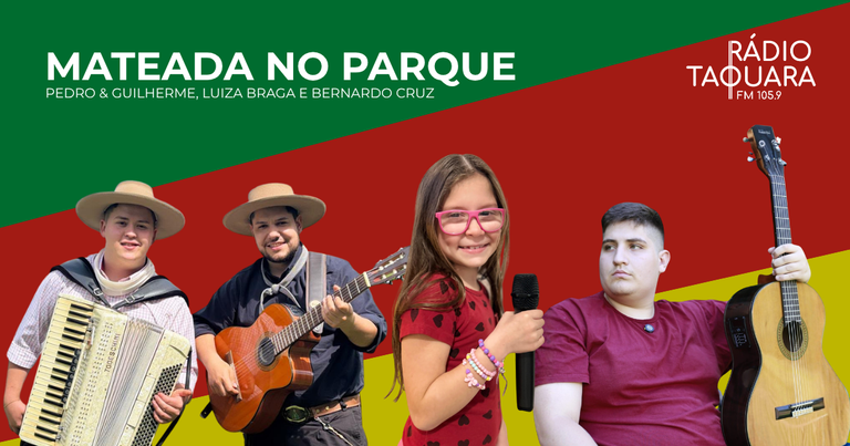 Mateada no Parque terá música, dança e cultura gaúcha neste domingo em Taquara