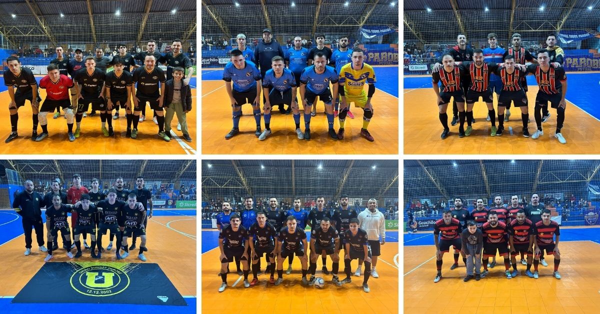 Rodada do Municipal de Futsal de Parobé tem vitórias de Real do Vale, Dínamo e São Paulo